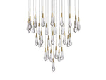 Soltaire Raindrop Crystal Round Chandelier