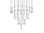Soltaire Raindrop Crystal Round Chandelier
