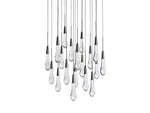 Soltaire Raindrop Crystal Round Chandelier