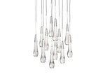 Soltaire Raindrop Crystal Round Chandelier