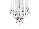 Soltaire Raindrop Crystal Round Chandelier