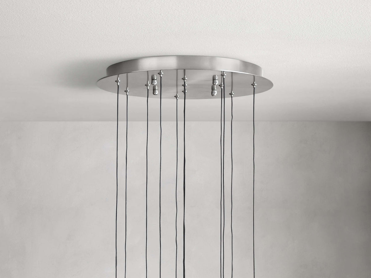 Soltaire Raindrop Crystal Round Chandelier