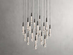 Soltaire Raindrop Crystal Round Chandelier