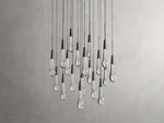 Soltaire Raindrop Crystal Round Chandelier