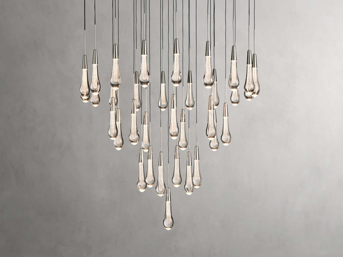Soltaire Raindrop Crystal Round Chandelier