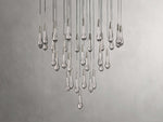 Soltaire Raindrop Crystal Round Chandelier