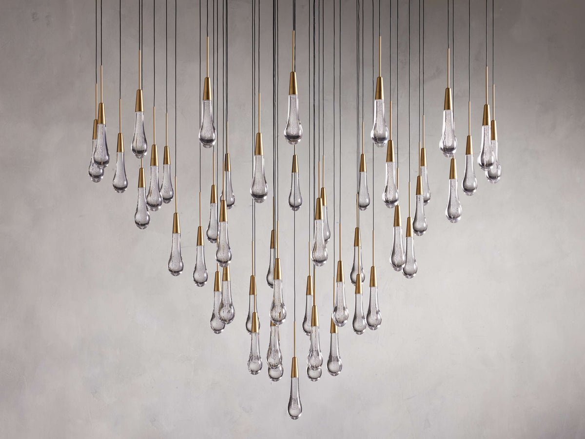 Soltaire Raindrop Crystal Round Chandelier