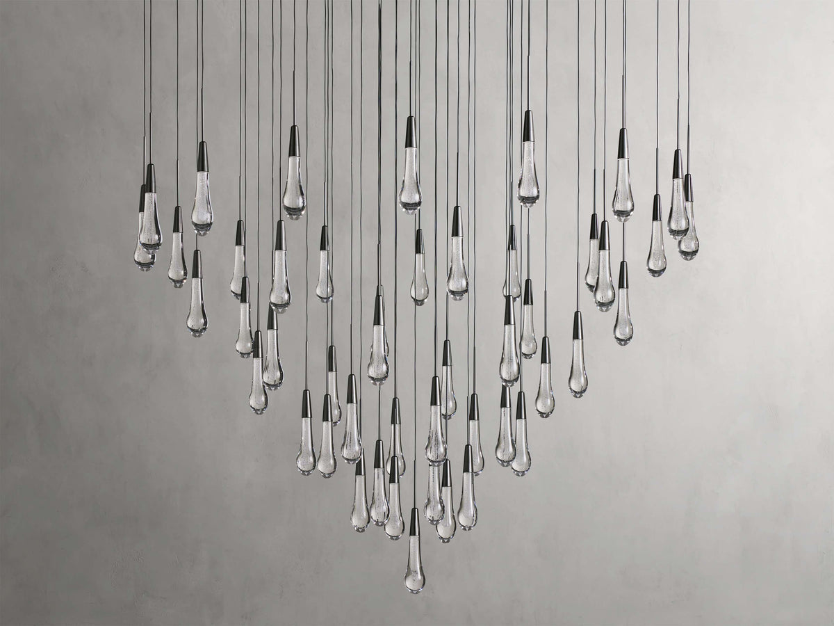 Soltaire Raindrop Crystal Round Chandelier