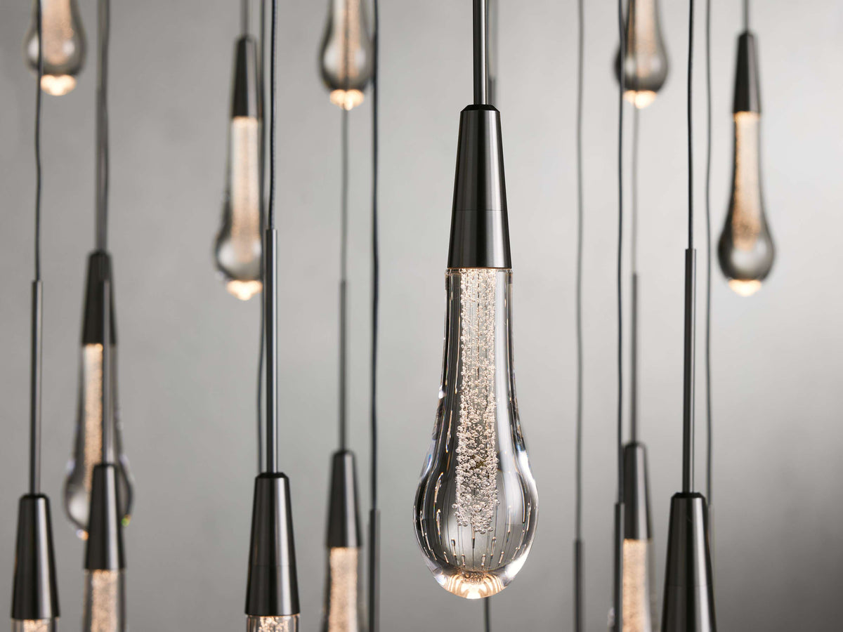 Soltaire Raindrop Crystal Round Chandelier