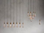 Soltaire Raindrop Crystal Linear Chandelier