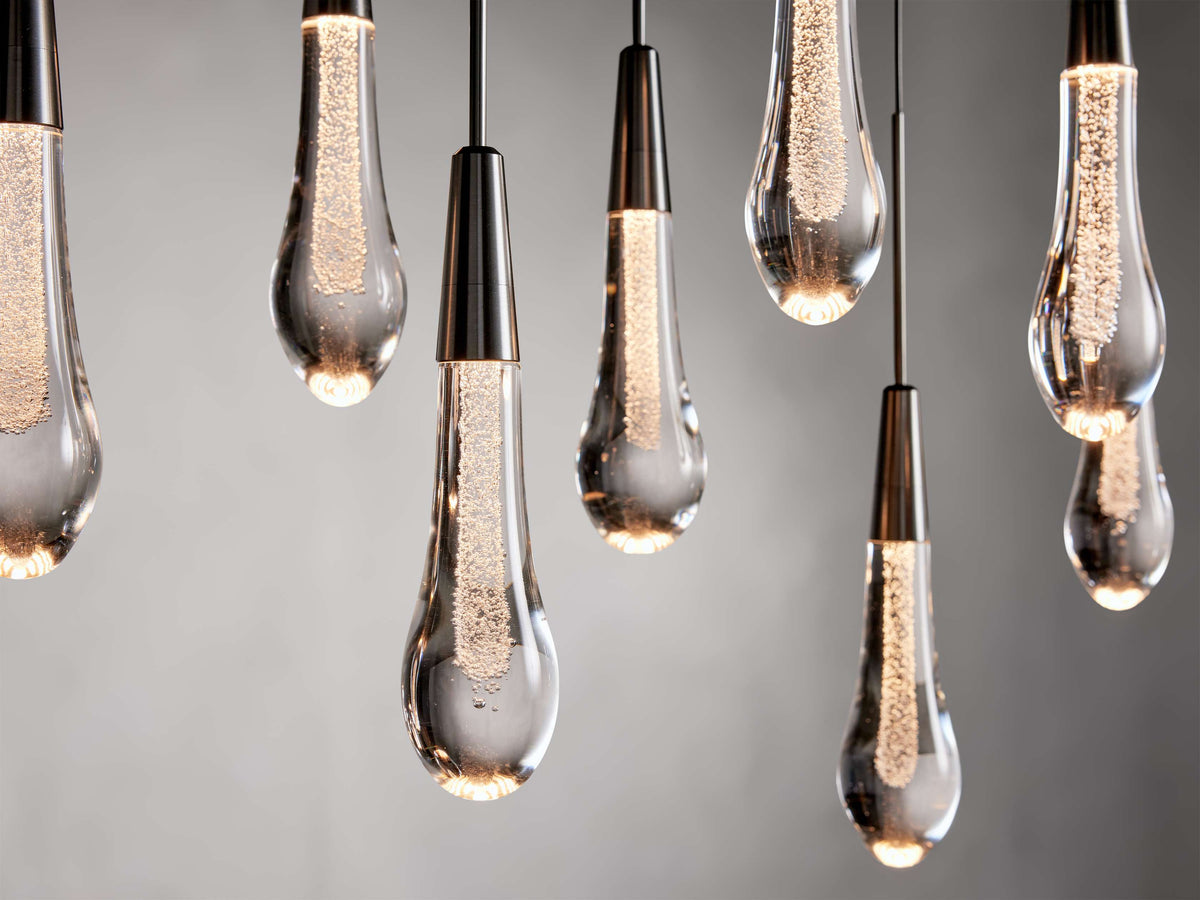 Soltaire Raindrop Crystal Linear Chandelier