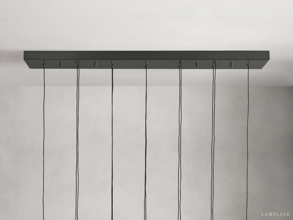 Soltaire Raindrop Crystal Linear Chandelier