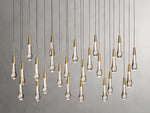 Soltaire Raindrop Crystal Linear Chandelier
