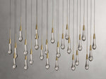 Soltaire Raindrop Crystal Linear Chandelier