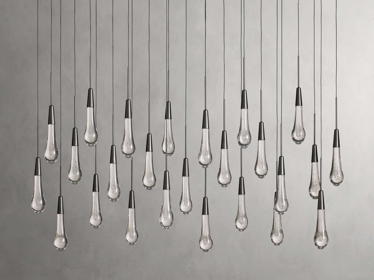 Soltaire Raindrop Crystal Linear Chandelier