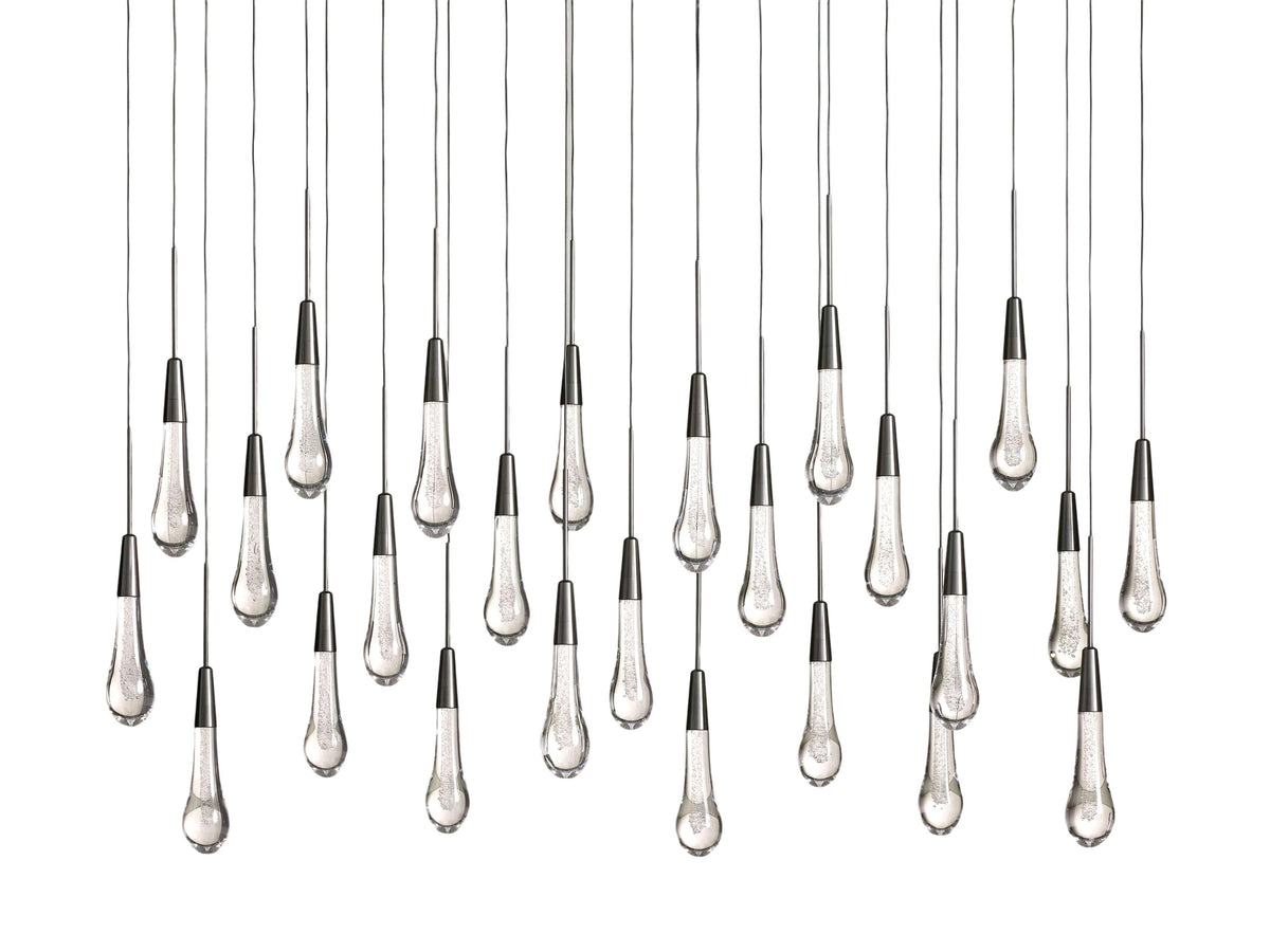 Soltaire Raindrop Crystal Linear Chandelier