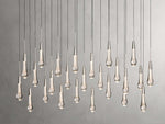 Soltaire Raindrop Crystal Linear Chandelier