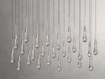 Soltaire Raindrop Crystal Linear Chandelier