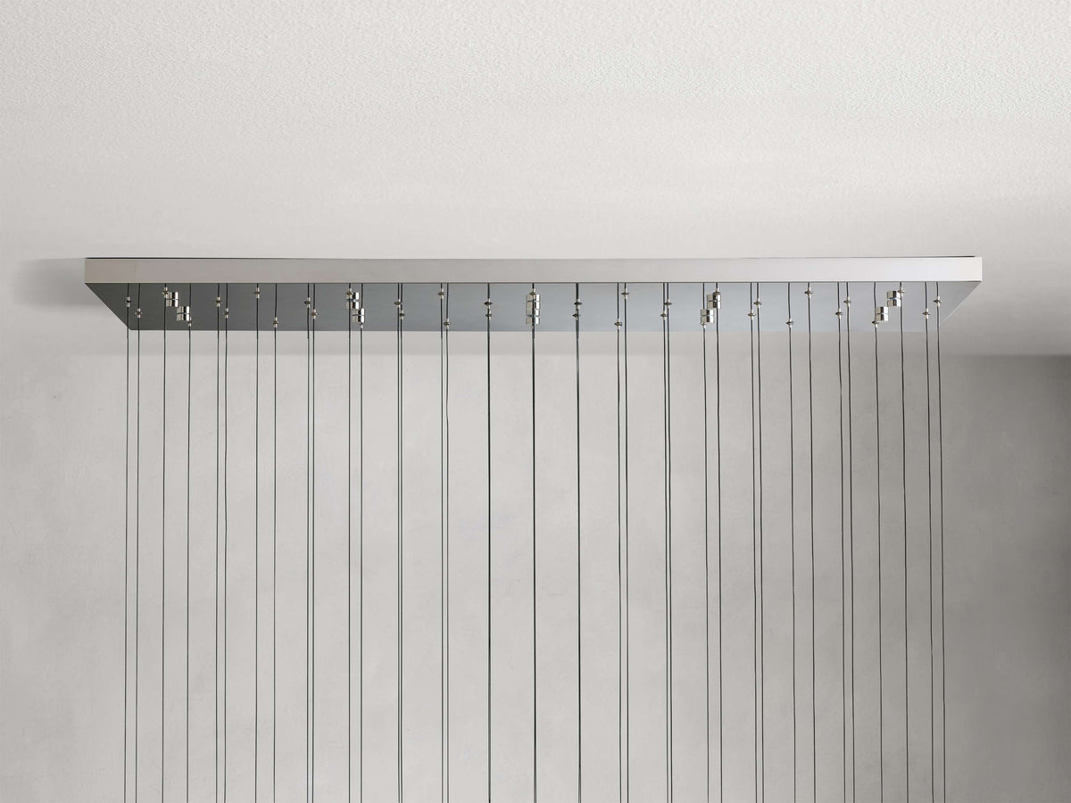 Soltaire Raindrop Crystal Linear Chandelier