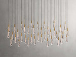 Soltaire Raindrop Crystal Linear Chandelier
