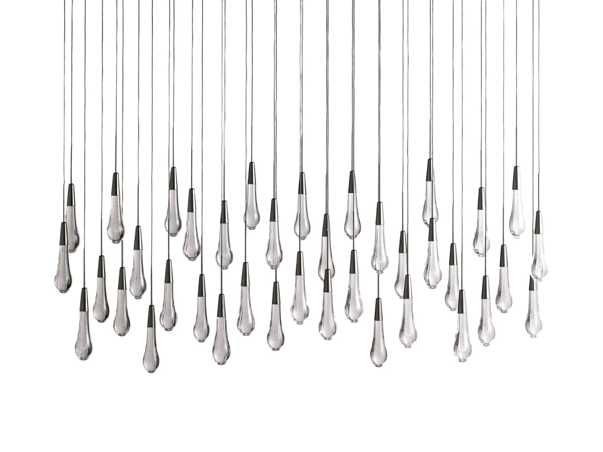 Soltaire Raindrop Crystal Linear Chandelier