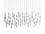 Soltaire Raindrop Crystal Linear Chandelier