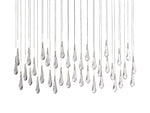 Soltaire Raindrop Crystal Linear Chandelier