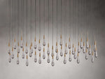 Soltaire Raindrop Crystal Linear Chandelier