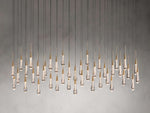 Soltaire Raindrop Crystal Linear Chandelier