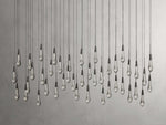 Soltaire Raindrop Crystal Linear Chandelier