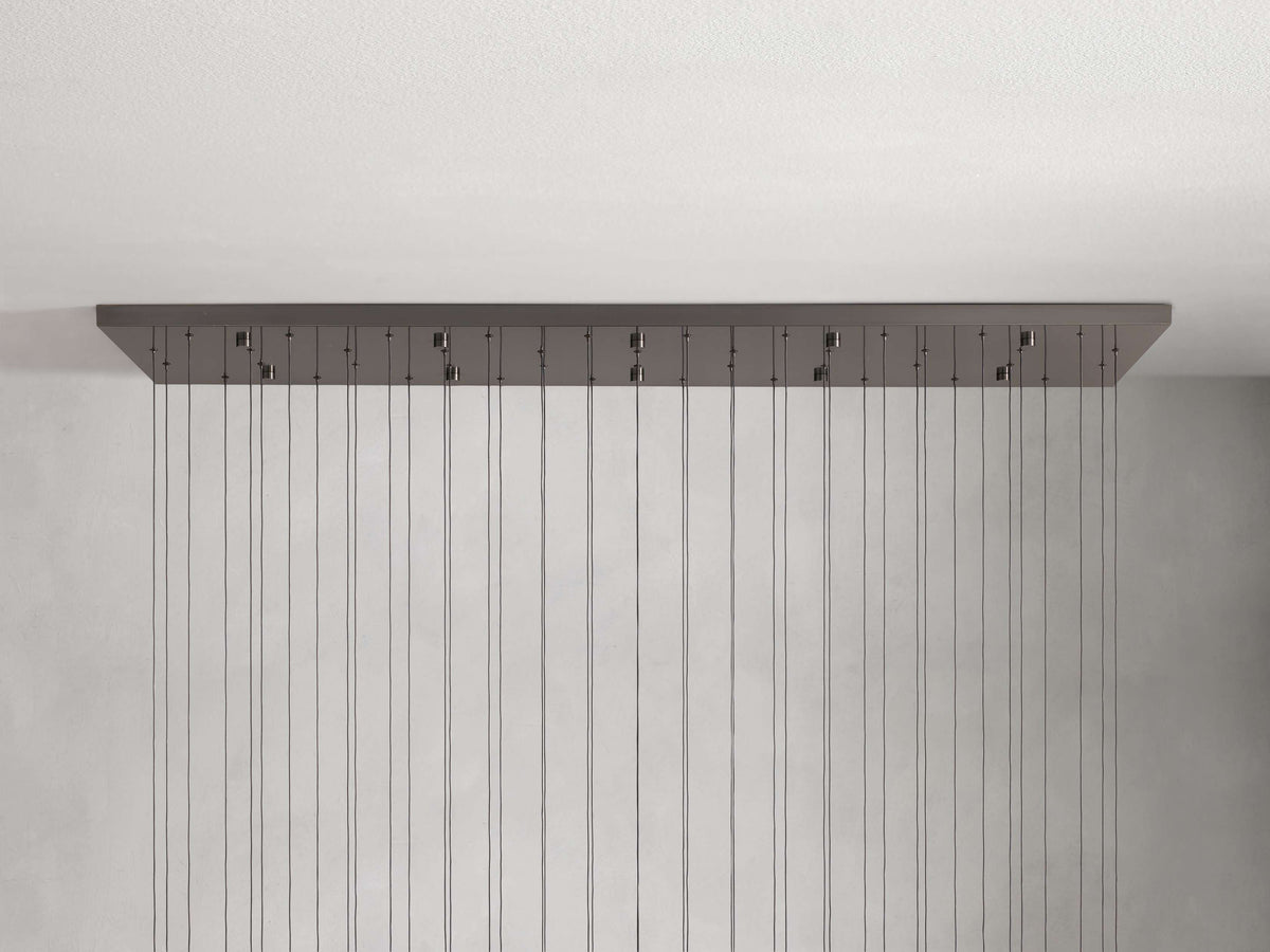 Soltaire Raindrop Crystal Linear Chandelier