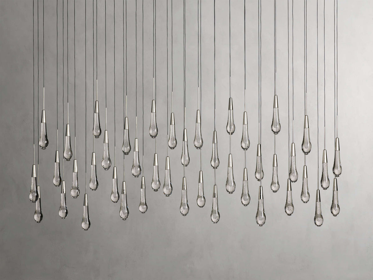 Soltaire Raindrop Crystal Linear Chandelier