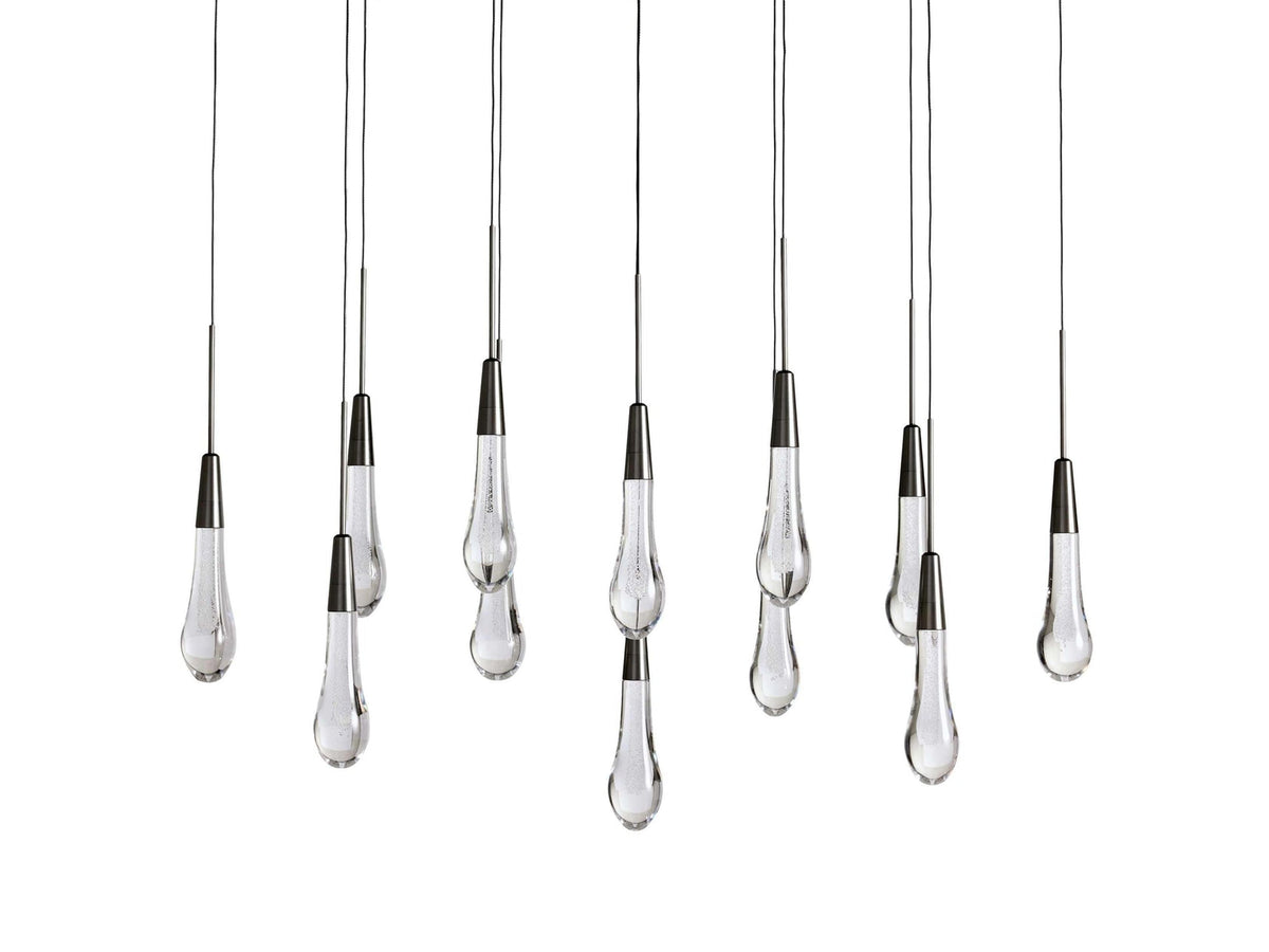 Soltaire Raindrop Crystal Linear Chandelier
