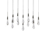 Soltaire Raindrop Crystal Linear Chandelier