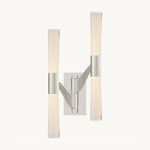 Brilora Etched Wave Double Wall Sconce