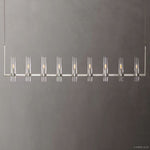 Ravelle Clear GlassLinear Chandelier 73"