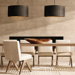 Stralier Pleated Drum Pendant Light