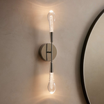 Soltaire Raindrop Glass Wall Sconce