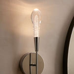 Soltaire Raindrop Glass Wall Sconce