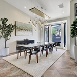 Soltaire Raindrop Glass Linear Chandelier