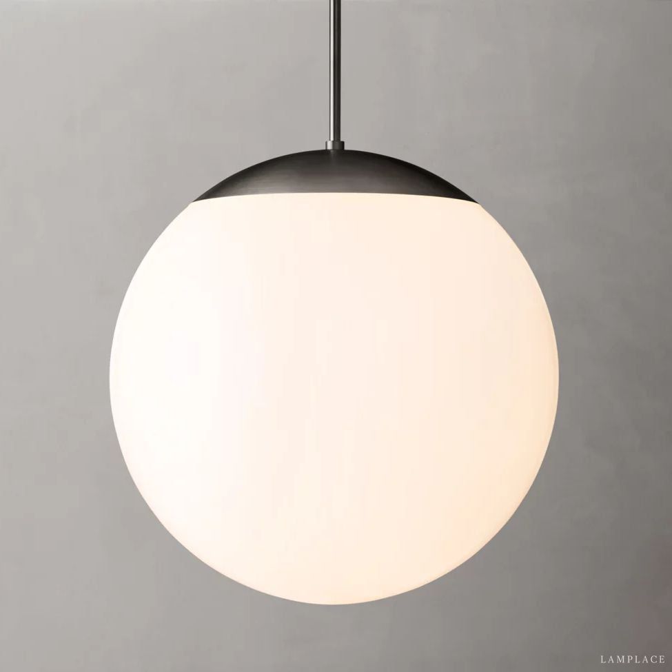 Opaline Pure Globe Pendant Light