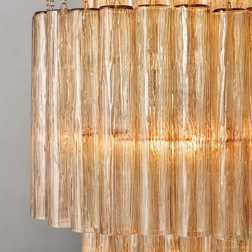 Venino Cylinder Tiered Round Chandelier 24"