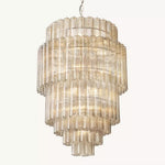 Venino Cylinder Tiered Round Chandelier 34"