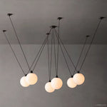 Delacey Cascading Glass Globe Chandelier