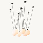 Delacey Cascading Glass Globe Chandelier