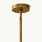 Vanero Pebble Leaf Round Chandelier 18"