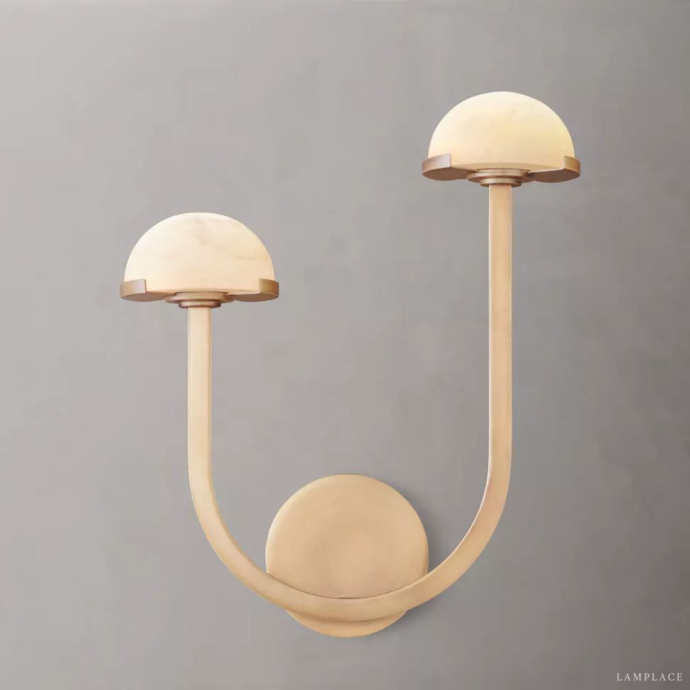 Perael Curve Dome Double Wall Sconce