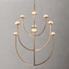 Perael Curve Dome Round Chandelier 40"