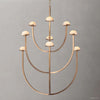 Perael Curve Dome Round Chandelier 40"
