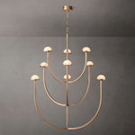 Perael Curve Dome Round Chandelier 40"